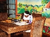 Just before to take hers exams