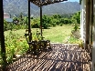 ...eigen Terrasse mit Blick auf das Middle Field.