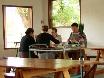 Breakfast before the great ascent � only 1km away