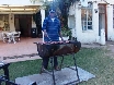 Barbacue in winter, imminantly bearable